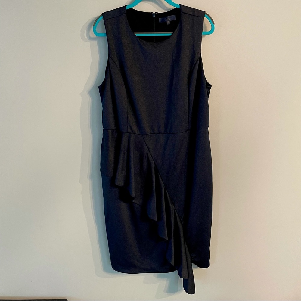 NAVY BLUE GOLD SPARKLY COCKTAIL DRESS